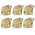 thumbnail image 2 of Shell Shape Candle Snuffers Metal Automatic fire extinguishing Candle Snuffer Extinguisher Wick Flame Snuffer Candle Accessories for Candle Lovers,6PCS, 2 of 7