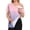 Purple Pink,#027, variant on Women's Post Shoulder Surgery Shirts Short Sleeve Snap-Open Arm Shoulder Recovery Shirt Casual Loose Adaptive Blouses,XL