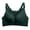 42-Green, variant on YWDJ Womens Bras No Wire Front Closure Push up Wirefree Comfort Straps Support Lace Bralette Breathable Soft Bra for All Shapes Sagging Breasts Green 38
