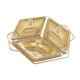 thumbnail image 5 of Bandeja dividida, contenedor para refrigerios, plato de refrigerio de vidrio, plato para servir con tapa, para 3 compartimentos, 5 of 9