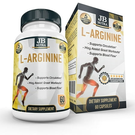 Best L-Arginine - Nitric Oxide (NO) Blast by JB (Best Nitric Oxide Supplement For Diabetics)