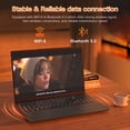 thumbnail image 3 of Auusda 16" Gaming Laptop w/AMD Ryzen 7 7840HS 3.8-5.1GHz, 32GB DDR5 RAM(Dual Channel), 1TB NVMe SSD(Slot*2), Windows 11 Pro Laptop Computer, Backlit, Fingerprint, 3 of 8