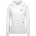 thumbnail image 2 of Women's Levelwear White New York Yankees Relay Spring Break Panoramic Bold Hoodie, 2 of 3