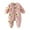 Pink, variant on TFEOQRY Toddler Girls and Boys Romper Thickened Flannel Winter Thermal Crawling Clothes Teddy Bear Jumpsuit Rompers Gray