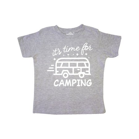 

Inktastic It s Time For Camping with Camper Gift Toddler Boy or Toddler Girl T-Shirt
