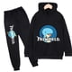 thumbnail image 3 of Conjunto de sudadera y pantalones con capucha de polar con estampado infantil de Palworld, conjunto deportivo de 2 piezas adecuado para conjuntos de niños y niñas, 3 of 5