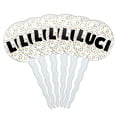 thumbnail image 1 of Luci Cupcake Picks Toppers - Set of 6 - Mutlicolored Speckles, 1 of 1