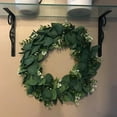 thumbnail image 4 of CoreLiving Small Eucalyptus Wreath 12 Inch, Green Fabric Eucalyptus Leaves Wreath, Farmhouse Indoor Home Decor Wreaths, Small Wreaths for Indoor Wall Window Door Decor Year Round Greenery Wreath, 4 of 9