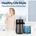 thumbnail image 2 of Destilador de agua VIVOHOME 4L 750W sobre encimera negro, 2 of 7