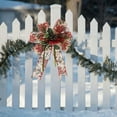 thumbnail image 6 of Luoshdecor Fabric bow Christmas pendant glutinous powder multi layer Christmas tree ornaments decoration high end scene layout props, 6 of 6