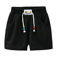thumbnail image 2 of LWNYDPLSD 2 Pack Toddler Boy's Shorts Boy Athletic Short Pants Teen Boys Sports Lightweight Running Shortalls Baby Boys Outdoor Summer Active Short Tween Boys Clothes Pack of 2, 2 of 7