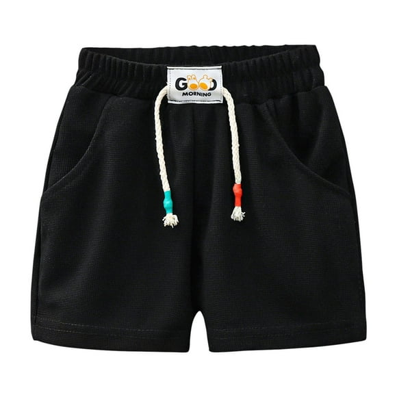 THJRPQJFD Boys Black Basketball Shorts Black Volleyball Shorts Biker Shorts Athletic Shorts Boy 3t Clothes 9 Year Old Boy Clothes for Boys 4-6 Business Clothes Children Clothes Boys