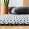 thumbnail image 4 of SAFAVIEH Martha Stewart Cotton Geometric Area Rug, Charcoal/Grey, 8' x 10', 4 of 7