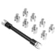 thumbnail image 2 of Llave para radios,Juego de llaves s para radios 10 en 1 Acero,Herramienta de reparación de 10 tamaños de 5,0 mm a 6,8 mm,Llave de radios ajustable para la mayoría de las, 2 of 7