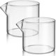 thumbnail image 5 of 2 piezas Clear Glass Milk Jar Tazas Café de café Contenedores de leche Simple Clear Milk Jars, 5 of 7