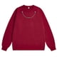 thumbnail image 1 of pstuiky manga larga para hombre, Camiseta de manga larga con cuello redondo y cadena de color liso para hombre. Blusa de manga larga con cuello redondo. salir tops xxl, 1 of 3