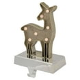 thumbnail image 3 of Northlight LED Lighted Reindeer Christmas Stocking Holder - 7.5" - Gold Finish, 3 of 5