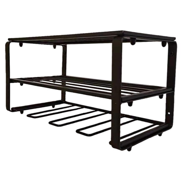 Toystoory Garage Tool Storage Rack for Screwdriver, Hammers Storage, Pliers and Garage Almacenamiento y organización del hogar 4 agujeros