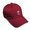 Burgundy, variant on Soft Baseball Hat Embroidered Dad Hat Palm Tree Silver Embroidery Men & Ladies Baseball Cap Cotton Burgundy Design Only
