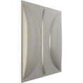 thumbnail image 2 of Ekena Millwork 19 5/8"W x 19 5/8"H Saturn EnduraWall Decorative 3D Wall Panel, Textured Metallic Silver (12-Pack for 32.04 Sq. Ft.), 2 of 6