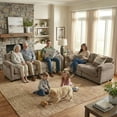thumbnail image 6 of Bonzy Home Modular Sectional Sofa Couches for Living Room Ideal for Small Spaces & Family Fun Brown, 6 of 8