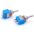 thumbnail image 3 of Taiss 10 piezas SPDT mini interruptor de palanca 3 pines 3 posiciones ON/OFF/ON interruptor de palanca miniatura AC 125 V/6A interruptor de palanca MTS-103, 3 of 5