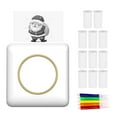thumbnail image 1 of Riwcyla Pocket Photo Printer Portable Thermal Printing Machine 203dpi Wireless Connection for Picture Lable DIY Handcraft List Meno Notes Journal Receipt Paper Instant Printer Sticker with 11 Roll, 1 of 6