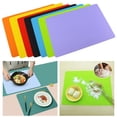 thumbnail image 4 of 40X30cm Silicone Table Mats Non-Slip Foldable for Camping Table Home Kitchen Green, 4 of 9