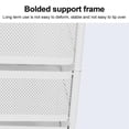 thumbnail image 4 of Rotating Storage Rack for Kitchen, 3 Tier Carbon Steel Fruit and Vegetable Storage Mesh Basket with Wheels Space Saving Kitchen Storage Cart Rotating Tower Organizer for Livingroom, 4 of 7
