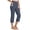 Blue, variant on Rosvigor Capris Pants for Women High Waist Yoga Pants Women Athleisure Straight Legs with Pockets