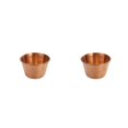 thumbnail image 3 of Billuyoard Taza de salsa de inmersión Vajilla apilable de acero inoxidable 304 Porción de condimento de 4 oz Restaurante pulido Pequeño Oro Oro rosa pequeño 2Conjunto, 3 of 6