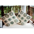 thumbnail image 3 of Simply Daisy 20" x 20" Modern, Contemporary Green Polyester Throw Pillow, 3 of 3