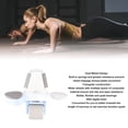 thumbnail image 3 of Ab Wheel Roller, Wear Resistant Stable Dual Wheels Enhances Core Strength Portable Flexible Shape Perfect Body Abdominal Exerciser  for Gym, 3 of 7