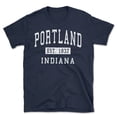 thumbnail image 1 of Portland Indiana Classic Established Men's Cotton T-Shirt, 1 of 1