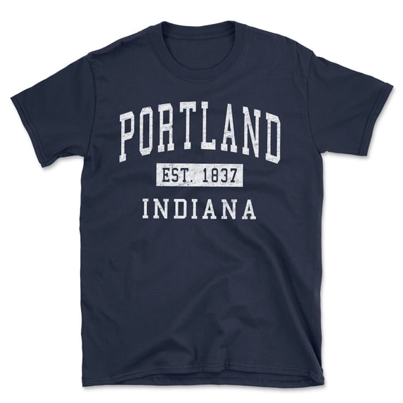 Portland Indiana Classic Established Men's Cotton T-Shirt
