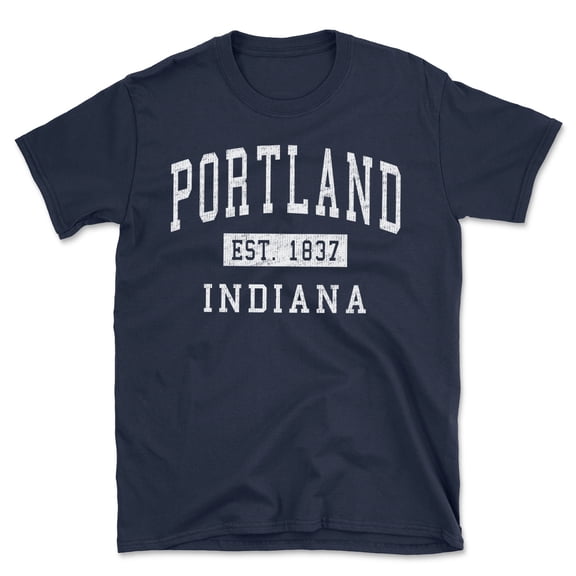 Portland Indiana Classic Established Men's Cotton T-Shirt