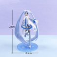 thumbnail image 1 of Estatua de Hatsune Miku de Anime, modelo de estatuillas de cantante Virtual de Manga, juguetes de escritorio de computadora, decoración de pasteles, juguetes lindos, Original, nuevo, 14cm Fivean unisex, 1 of 2