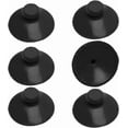 thumbnail image 1 of uxcell Ventouse Murale Ronde en Caoutchouc Attachable 20mm/0.8 Pouces Dia 6 Pcs Noir, 1 of 5