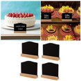 thumbnail image 3 of 8pcs Mini Double-sided Blackboards Message Board Mini Blackboard Rustic Chalk Sign Message Board Sign, 3 of 4