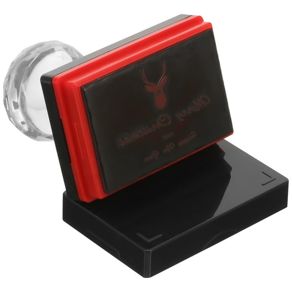 ifundom Christmas Stamp Set with Portable Plastic Case for Scrapbooking, Holiday Crafts, Party Decorations, and Wrapping