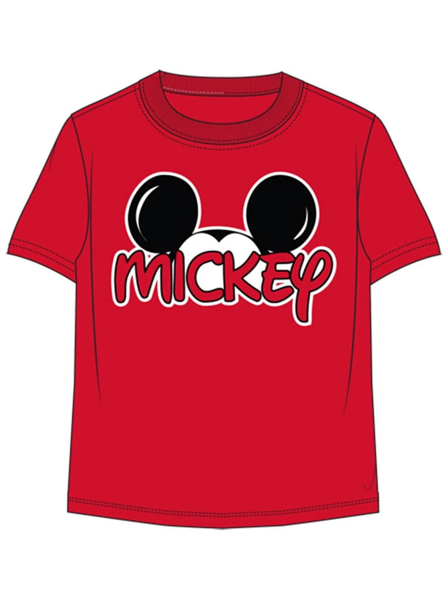 T-Shirt-XLarge Mouse Disney Ears Signature Mickey Family