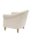 thumbnail image 5 of Olliix Fayette Tufted Upholstered Fabric Accent Arm Chair in Cream, 5 of 7