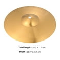 thumbnail image 2 of TAILTOSS 1Pcs Golden Cymbals Piece for Replace Old Cymbals and Professional Use, 2 of 6