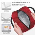 thumbnail image 3 of Easygdp Vintage Burgundy Bolsa de Almuerzo Insulada Grande, Forro de Aluminio, Diseño Espacioso, a Prueba de Fugas, Ideal para Trabajo, Picnics, Viajes y Actividades al Aire Libre, 3 of 6