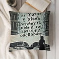 thumbnail image 3 of YINGXI Just One More Chapter Book Pillow Cover, Motivational Reader Decorative Couch Throw Pillow Cover, Book Lover Flannel Square Pillow Case for Readers Writers 22x22in, 3 of 5