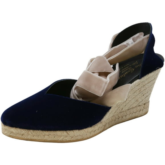 Gia Couture Firenze Sandale en Velours Coimbra Bleuette pour Femme à la Cheville - 8 M