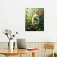 thumbnail image 3 of COMIO Rabbit Cartoon Painting, Cute Rabbit Poster, Kids Room Canvas Wall Decor, Rabbit Wall Art Living Room Posters Bedroom Painting, 3 of 5