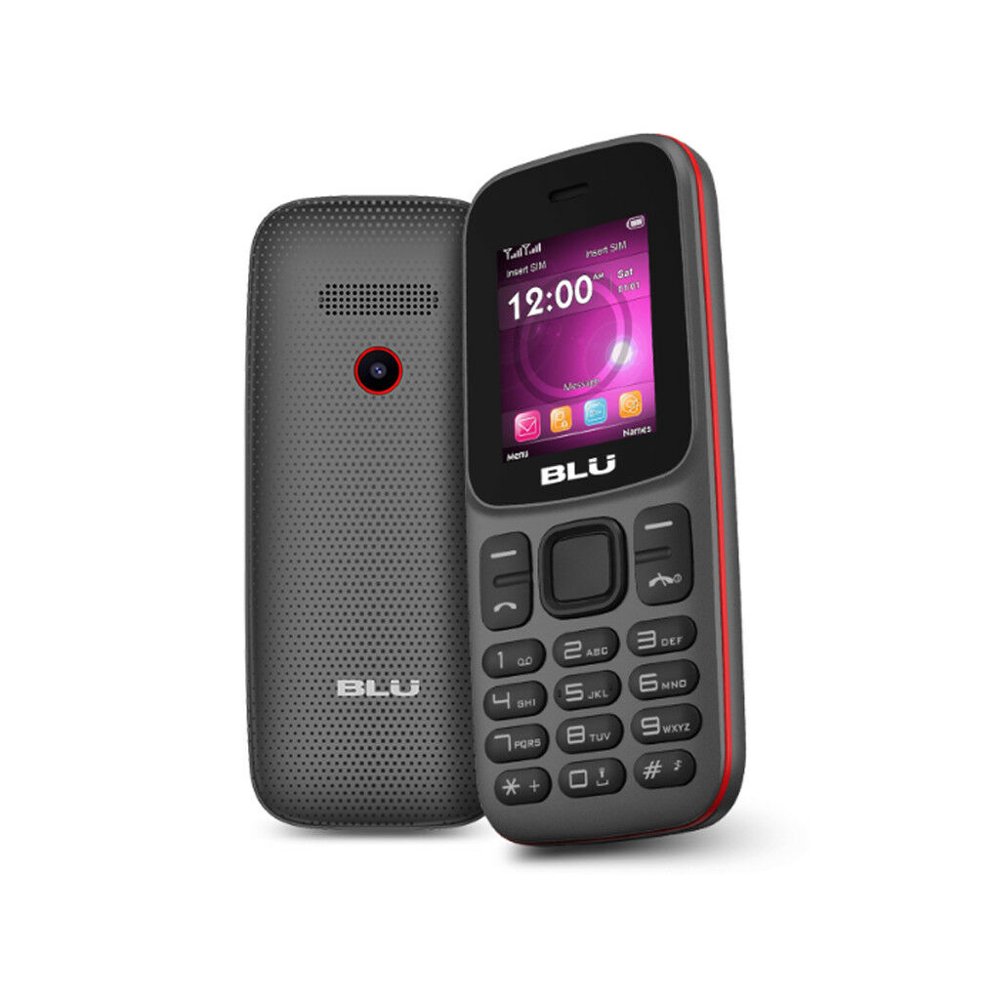 BLU Z5 Z210 1.8" 2G Cell Phone 32MB VGA GSM Unlocked Dual SIM Grey