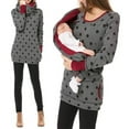 thumbnail image 2 of HNMKIU Longues Chemise à Manches pour Femmes Enceintes, Blouse de Maternité, 2 of 4