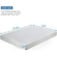 Twin Mattress, 8 inch Gel Memory Foam Mattress CertiPURUS Certified
